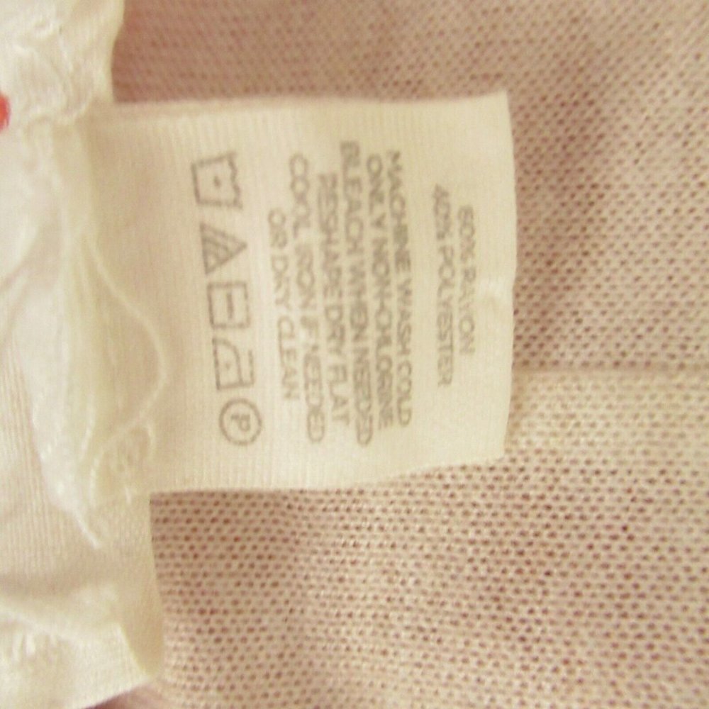 Ann Taylor LOFT Lounge Top M Medium Orange V Neck Long Sleeve - Picture 6 of 6